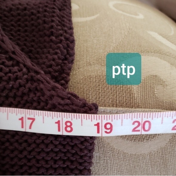 Black Label by Chico's Chocolate Brown Knit Sleeveless Sweater Size 2 - Picture 11 of 11